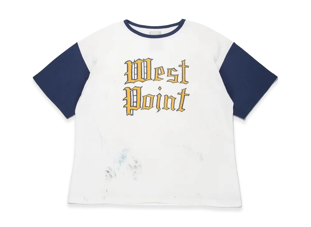 BOW WOW West Point Logo Ribbed SS CS "White/Blue"