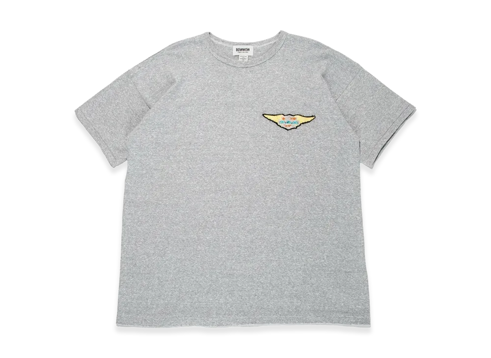 BOW WOW Wing Patch 8812 Tee "Grey"