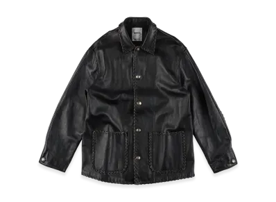 BOW WOW Braided Leather Coverall "Black"