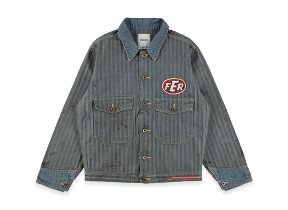 BOW WOW Fer Gritgear Jacket Aged "Indigo Herringbone"