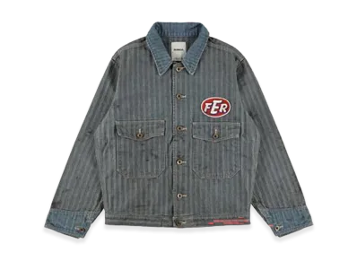 BOW WOW Fer Gritgear Jacket Aged "Indigo Herringbone"