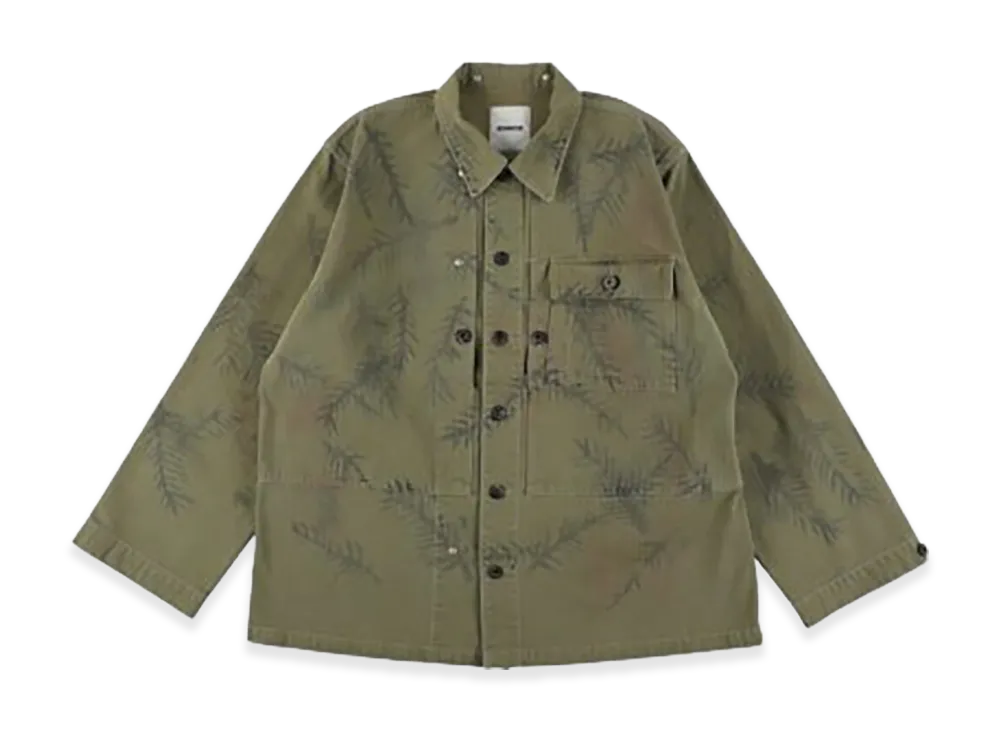 BOW WOW USMC M44 HBT Camo Spray Jacket Aged "Camo Spray OD"