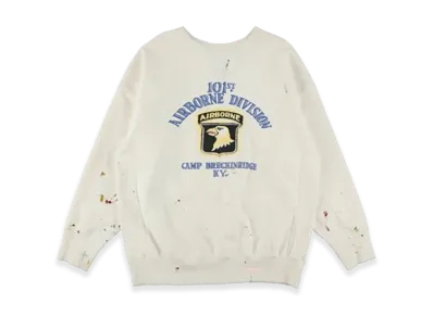 BOW WOW 101St Airborne Div. Sweatshirt Aged "White"