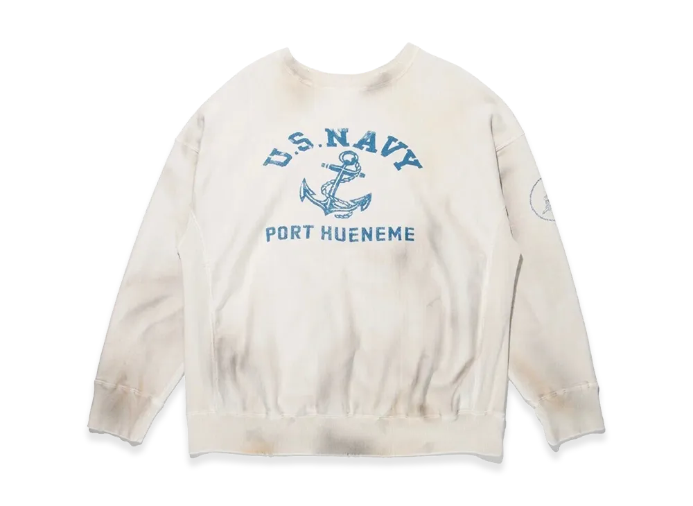 BOW WOW USN Seebees Sweatshirts Aging "White"