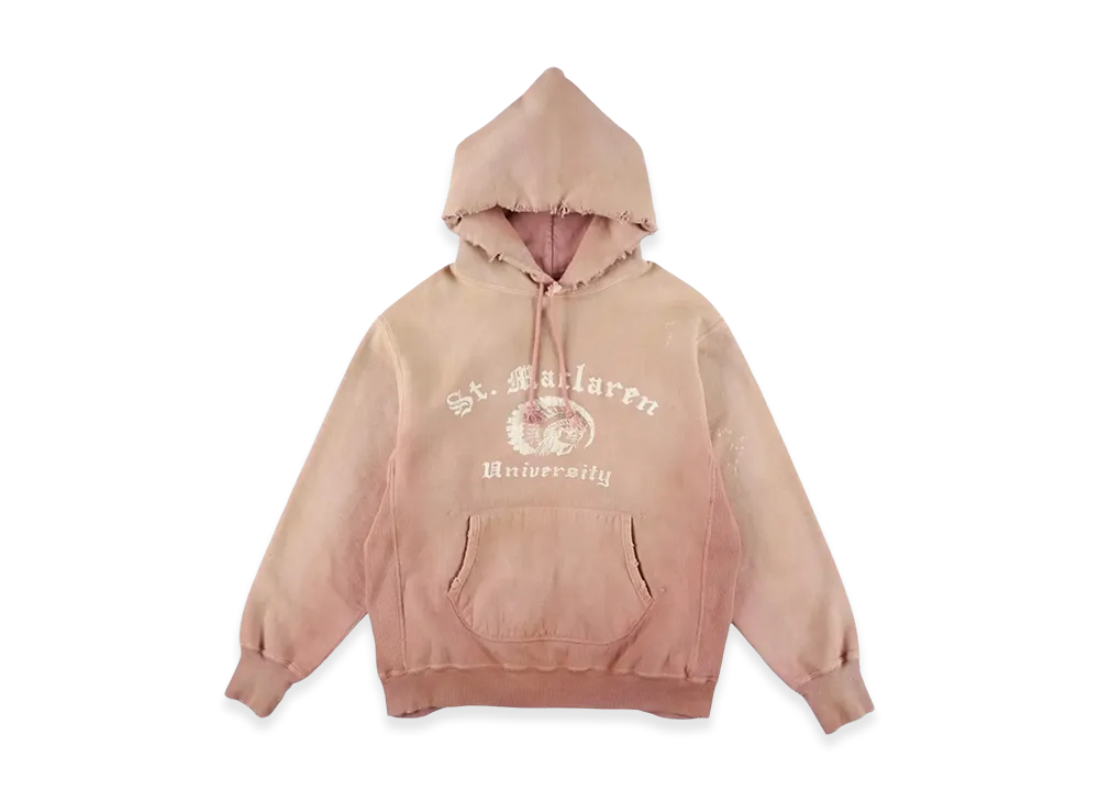 BOW WOW St. Maclaren Univ. Hoodie Aged "Pink"