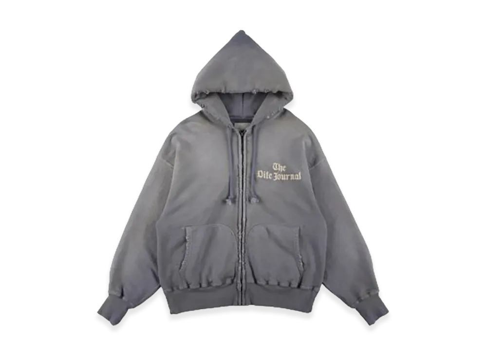 BOW WOW The Ditc Journal Zip Hoodie Aged "Eggplant"