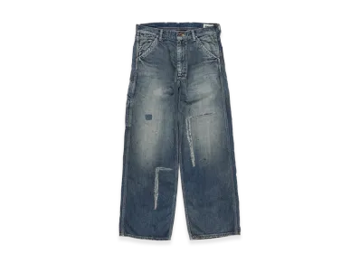 BOW WOW Heritage Denim Painter Pants Aged "Indigo"