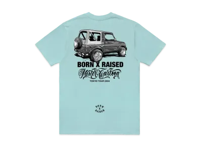 Born x Raised x Mister Cartoon Samurai Tee "Lagoon"
