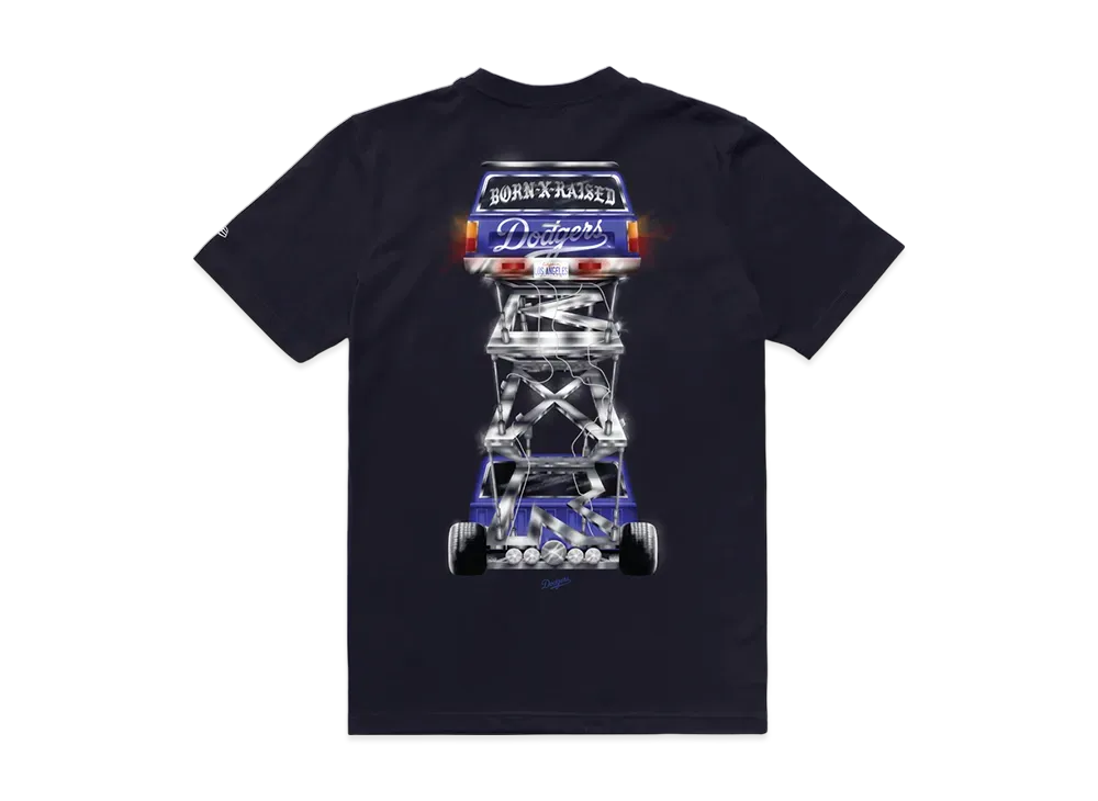 BORN X RAISED x NEW ERA x Dodgers Troka Tee "Navy"