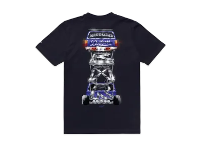 BORN X RAISED x NEW ERA x Dodgers Troka Tee "Navy"