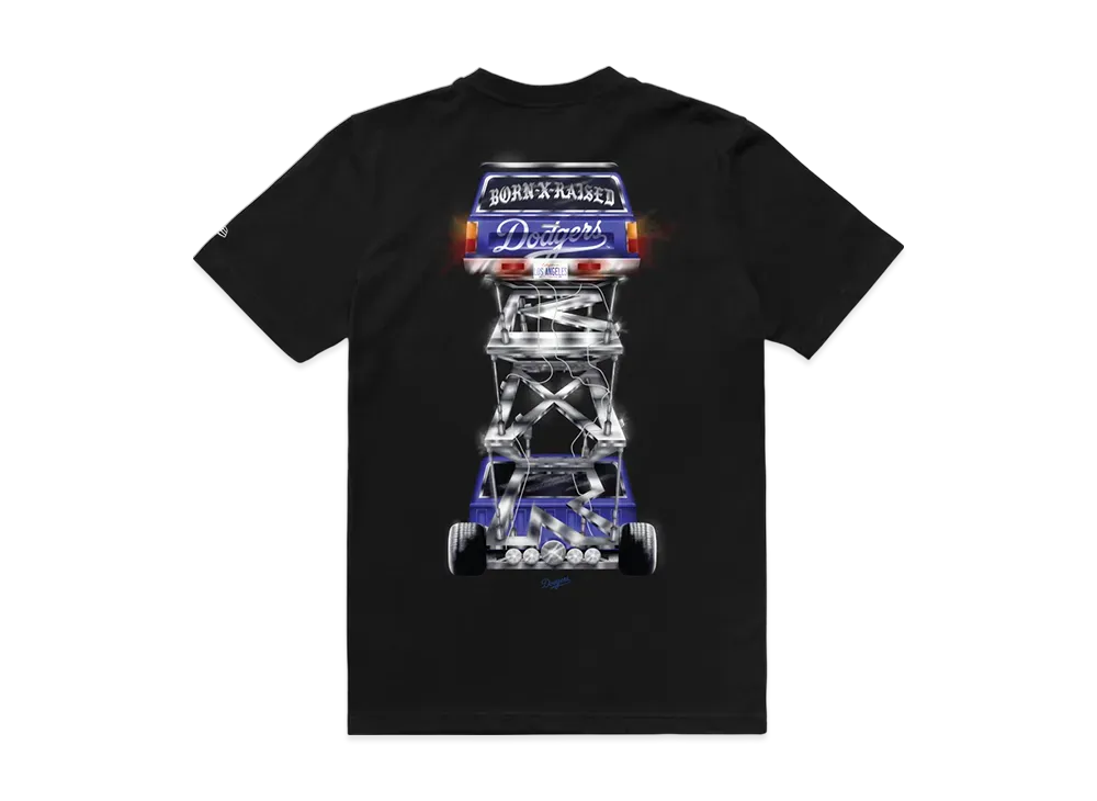 BORN X RAISED x NEW ERA x Dodgers Troka Tee "Black"