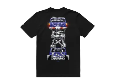 BORN X RAISED x NEW ERA x Dodgers Troka Tee "Black"