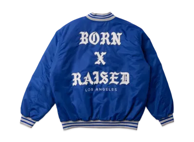 BORN X RAISED x NEW ERA x Dodgers BXR LA Stadium Jacket "Blue"