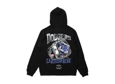 BORN X RAISED x NEW ERA x Dodgers Ring Hoodie "Black"