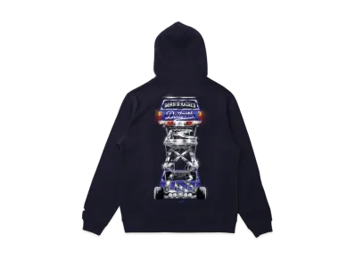 BORN X RAISED x NEW ERA x Dodgers Troka Hoodie "Navy"