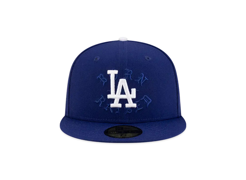 BORN X RAISED x NEW ERA x Dodgers 2024 World Series Fitted "Blue"