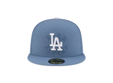 BORN X RAISED x NEW ERA x Dodgers 2024 World Series Fitted "Slate Blue"