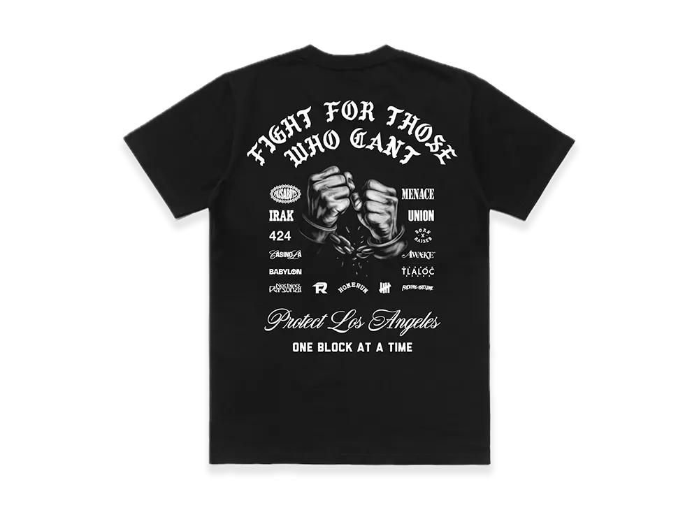 BORN X RAISED Protect LA Tee "Black"