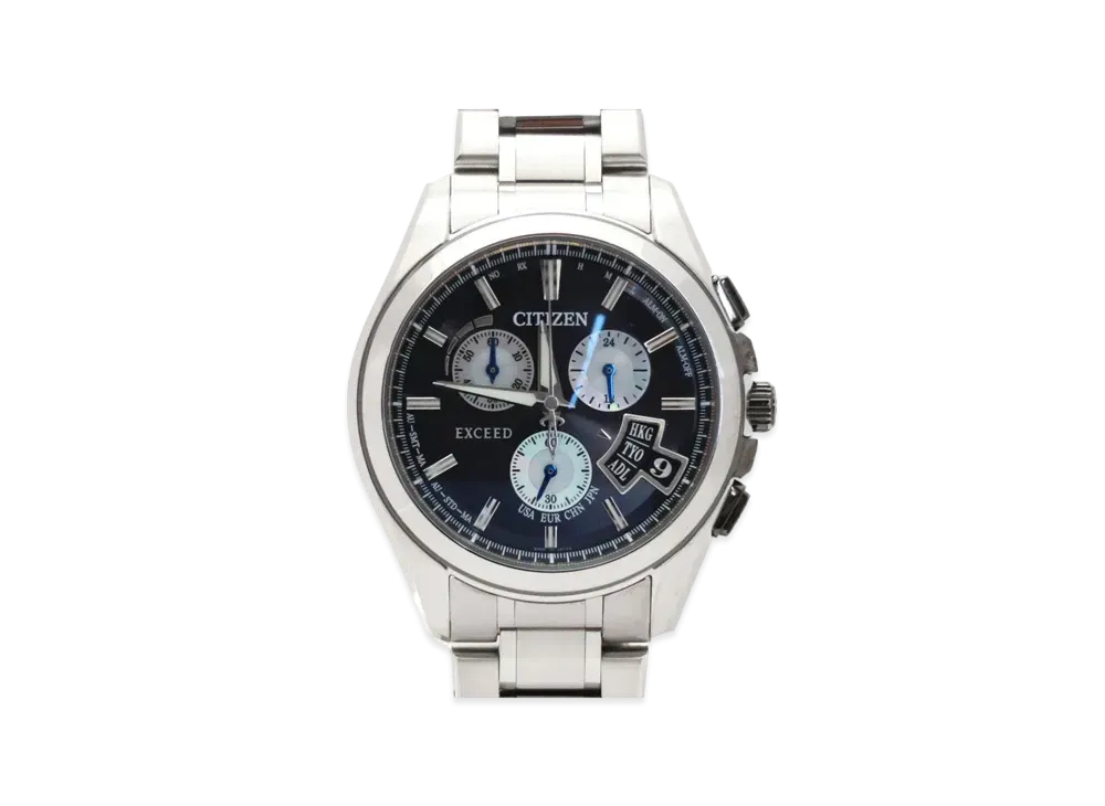 CITIZEN Exceed Eco-Drive Direct Flight "Blue Gray" BY0064-53E