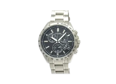 CITIZEN Eco-Drive World Time Chronograph Radio Solar "Blue Gray" BY0130-51E
