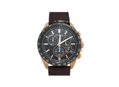 CITIZEN Eco-Drive World Time Chronograph Radio Solar "Black" BY0132-04E