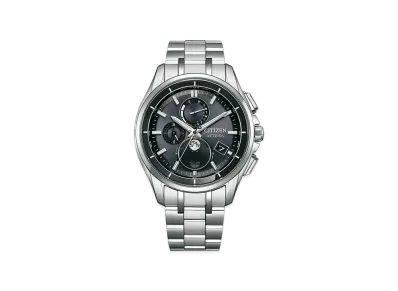 CITIZEN Attesa Luna Program Eco-Drive "Silver/Black"