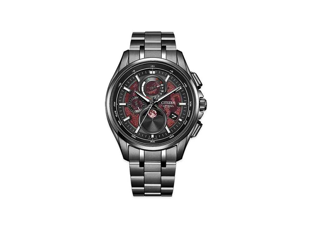 CITIZEN Attesa Black Titanium Series 41.5mm "Black/Red"