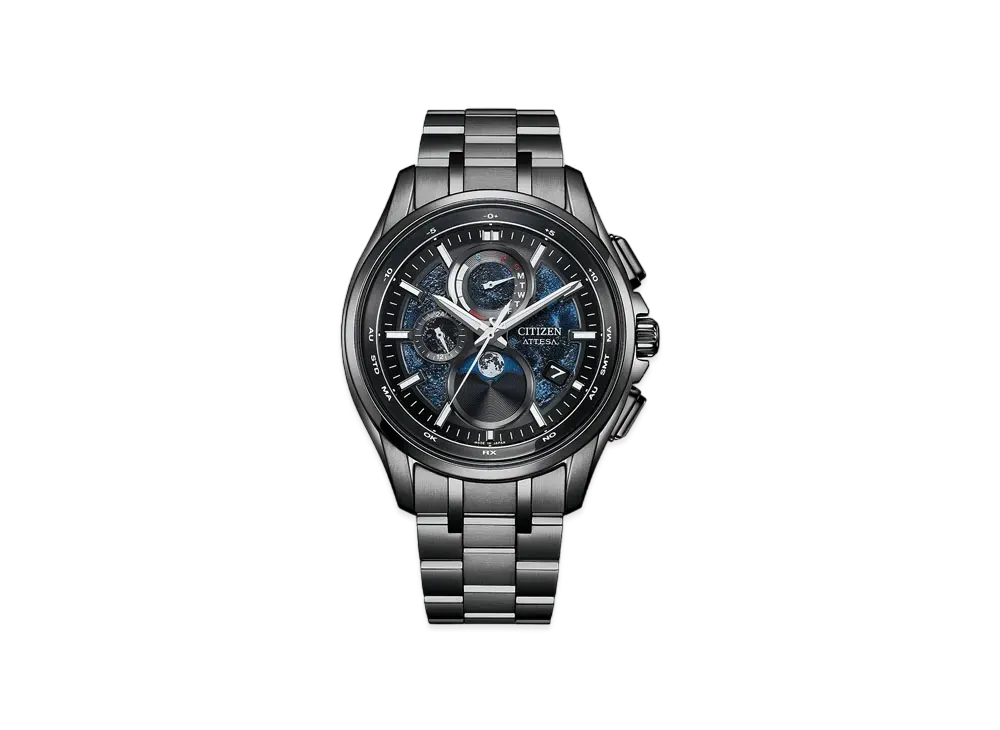 CITIZEN ATTESA Eco-Drive GPS Double Direct Flight HAKUTO-R Collaboration Model World Exclusive 2400 BY1008-67L