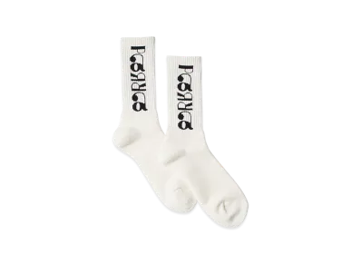 by Parra Tokyo Logo Crew Socks "White"