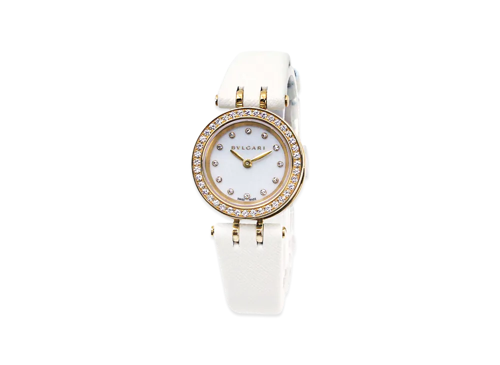 BVLGARI Women's B.Zero1 Diamond 12P + Bezel Diamond Round "Gold/White"