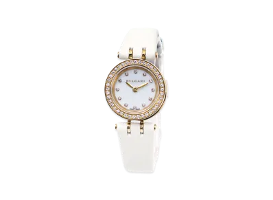 BVLGARI Women's B.Zero1 Diamond 12P + Bezel Diamond Round "Gold/White"