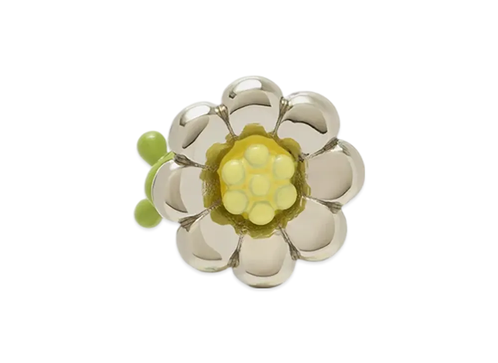 LOEWE Caterpillar Dice "Palladium/Meadow Green"