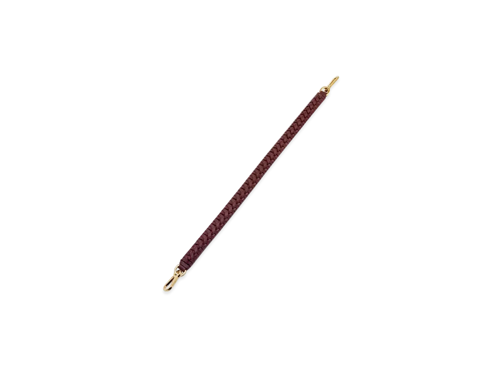 LOEWE Woven Spiral Strap "Dark Burgundy"