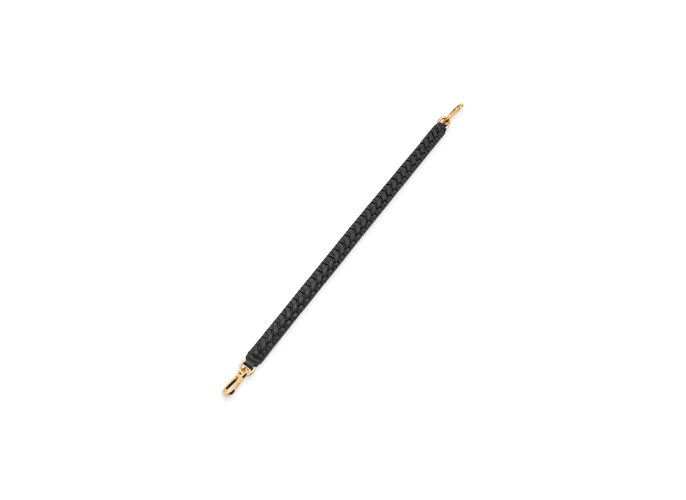 LOEWE Woven Spiral Strap "Black"