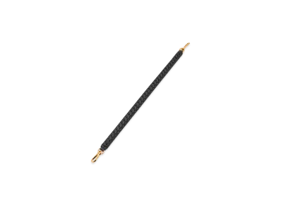 LOEWE Woven Spiral Strap "Black"