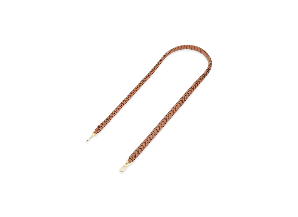 LOEWE Woven Spiral Strap "Pecan"