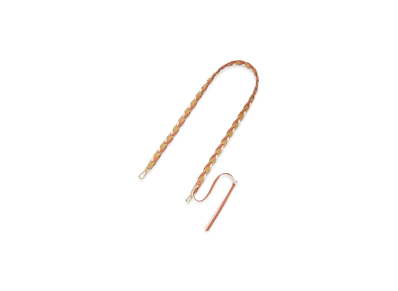 LOEWE Braided Strap "Soft White/Maple Orange"