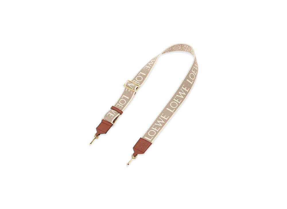 LOEWE Anagram Strap "Natural/Tan"