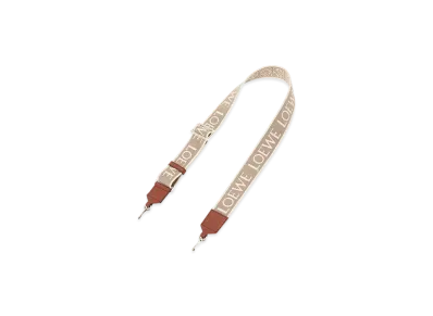 LOEWE Anagram Strap "Natural/Tan/Palladium"