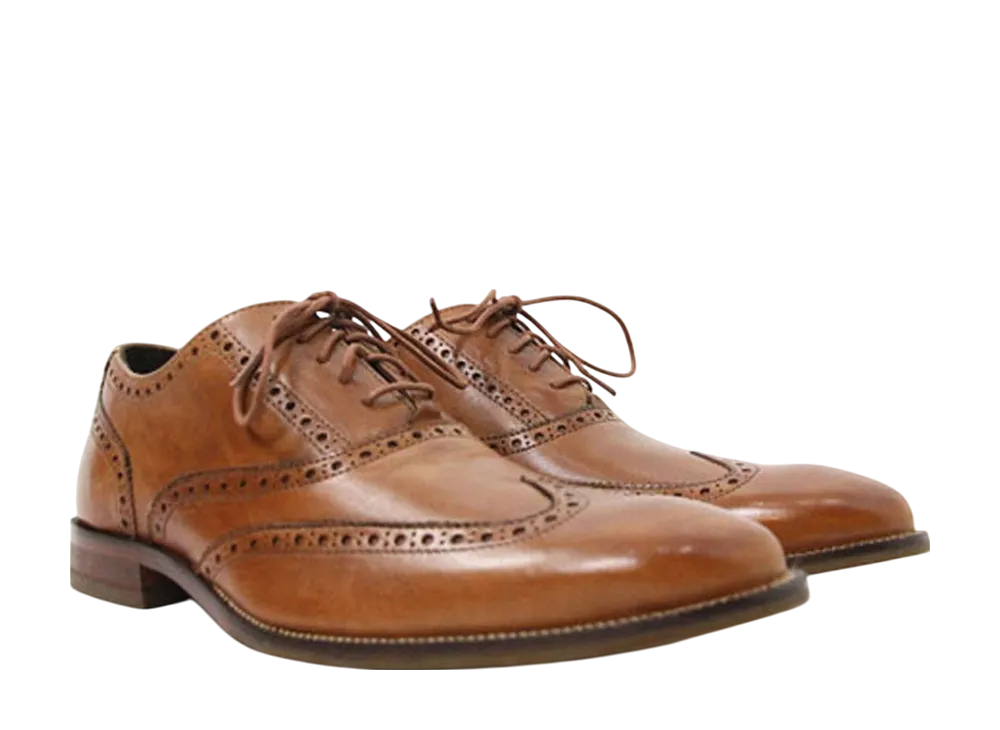 COLE HAAN Air Williams Wing 2 Dress Shoes "British Tan" C11436