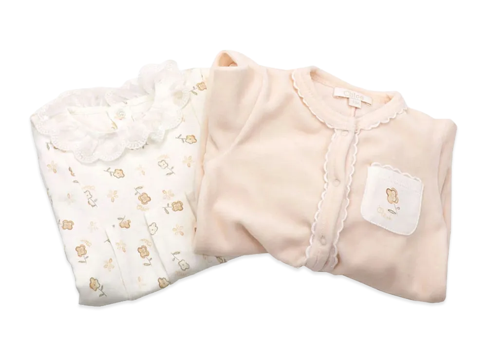 Chloe Kids Baby Gift Set "Pale Pink/White"