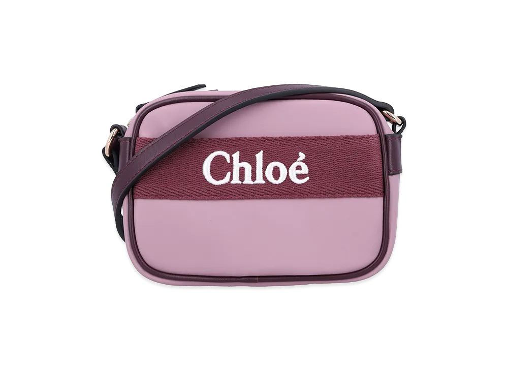 Chloe Women's Shoulder Bag With Embroidery "Purple"