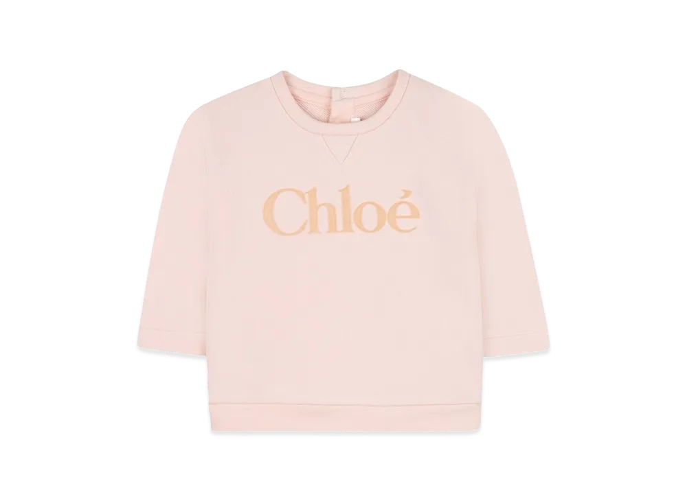 Chloe Kids Sweatshirt With Logo "Pink"