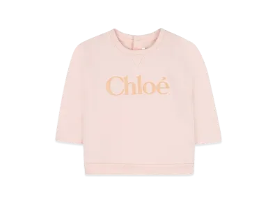 Chloe Kids Sweatshirt With Logo "Pink"