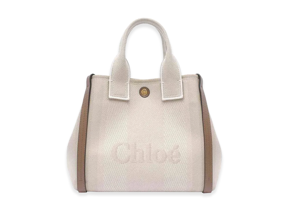 Chloe Women's E Carry Tote Bag Small "Beige"