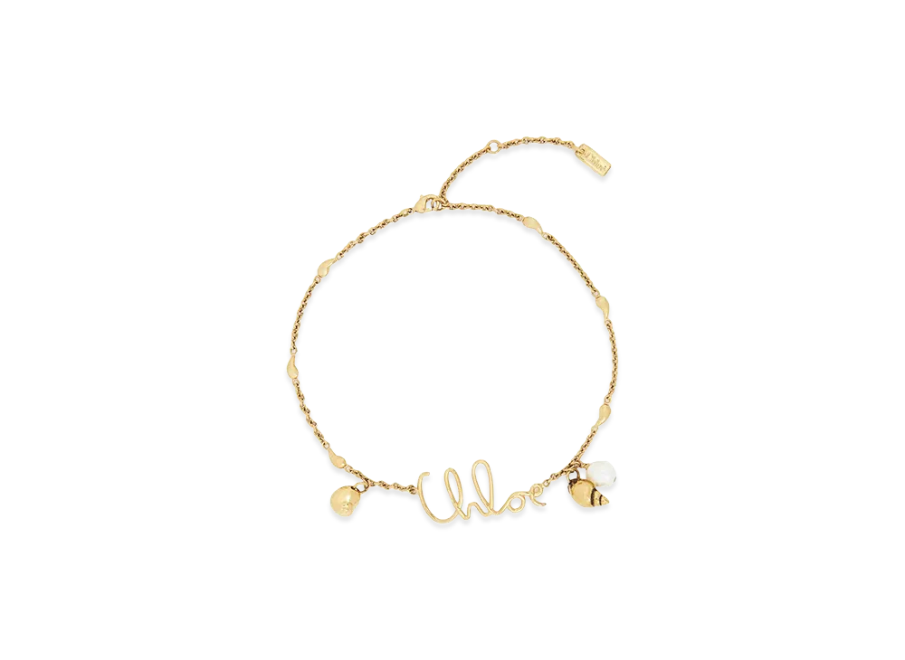 Chloe Women's The E Shells Necklace "Gold"