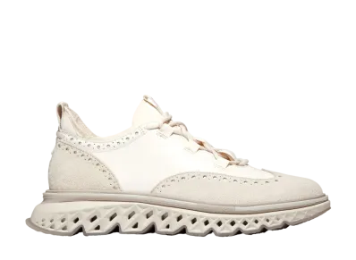 COLE HAAN 5.Zerogrand Wing Oxford "Egret/Silver Bleach/Dove" C36815 Medium