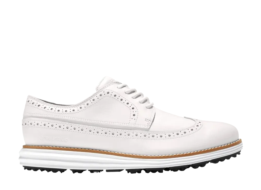 COLE HAAN Original Grand Wing Oxford Golf "Optic White/CH Natural/Optic White" C37230 Medium