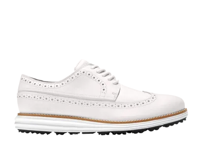 COLE HAAN Original Grand Wing Oxford Golf "Optic White/CH Natural/Optic White" C37230 Medium