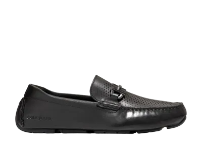 COLE HAAN Ground Laser Bit Driver "Black/Black" C38513 Medium